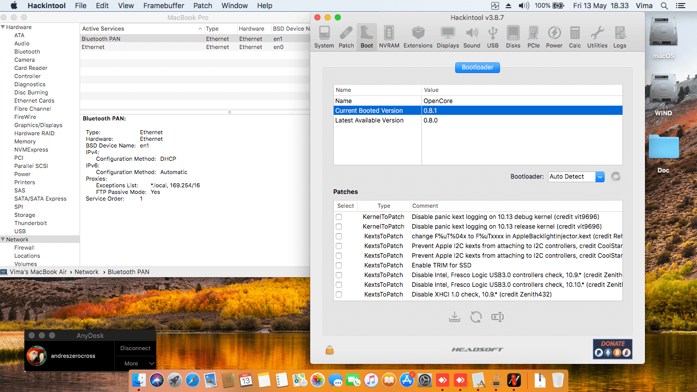 HP Spectre XT Pro 13 B000 [IvyBridge   Intel HD 4000 + PS2]   OpenCore 8